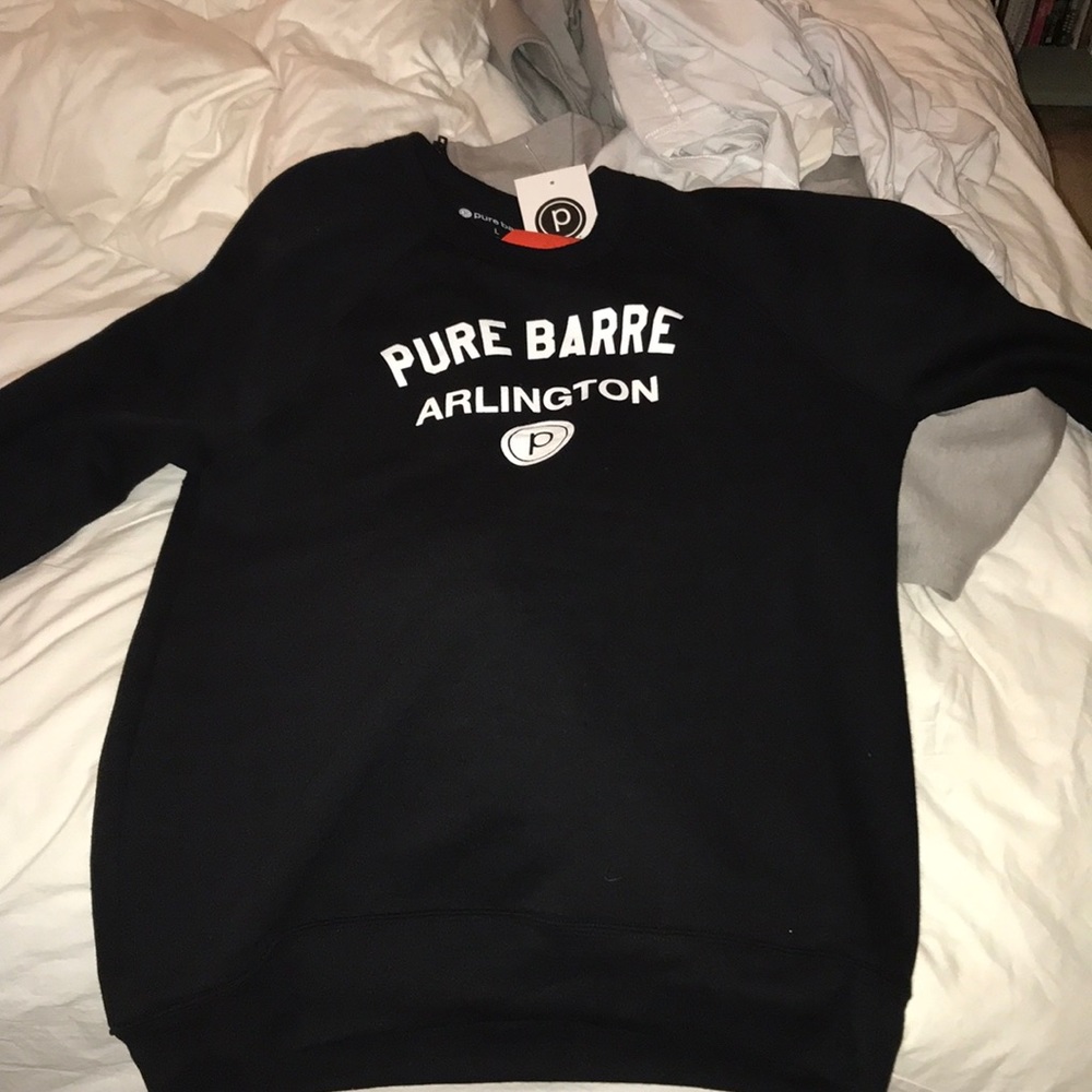 Pure barre Arlington black sweatshirt